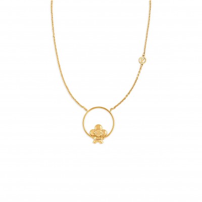 LOUIS VUITTON VIVIENNE SWINGING NECKLACE M00799